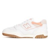 New Balance Women’s 550 Sneakers(White/Sea Salt/Peach Nectar)