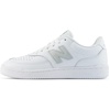 New Balance Women’s BB80 Sneaker(White/Metallic Silver)