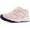 New Balance Kid’s 408 Bungee Lace(Shell Pink/White)