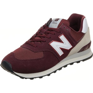 New Balance Kids 574 New-b V2 Familiar Ground Hook and Loop Sneaker(Burgundy (512))