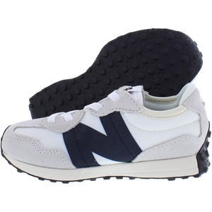 New Balance Kids 574 New-b V2 Familiar Ground Hook and Loop Sneaker(Grey/White)