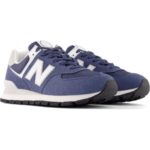 New Balance Kids 574 New-b V2 Familiar Ground Hook and Loop Sneaker(Navy/White)