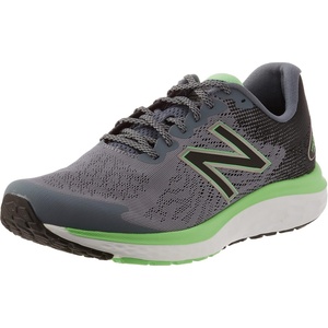 New Balance Men’s Fresh Foam V1 Slide Sandal(Ocean Grey/Black/Vibrant Spring)
