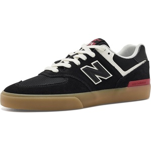 New Balance Unisex-Adult 574 Vulc(Black/White)