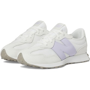 New Balance Unisex-Child 327 (Big Kid)(Bright Lavender/Sea Salt)