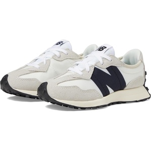 New Balance Unisex-Child 327 (Big Kid)(Silver Birch/Black)