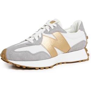 New Balance Women’s 327(Grey Matter/Gold Metallic)