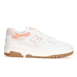 New Balance Women’s 550 Sneakers(White/Sea Salt/Peach Nectar)