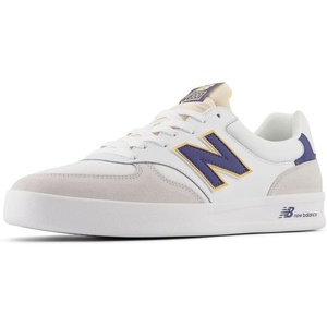 New Balance mens Ct300 V3(White/Grey Matter/Clementine)