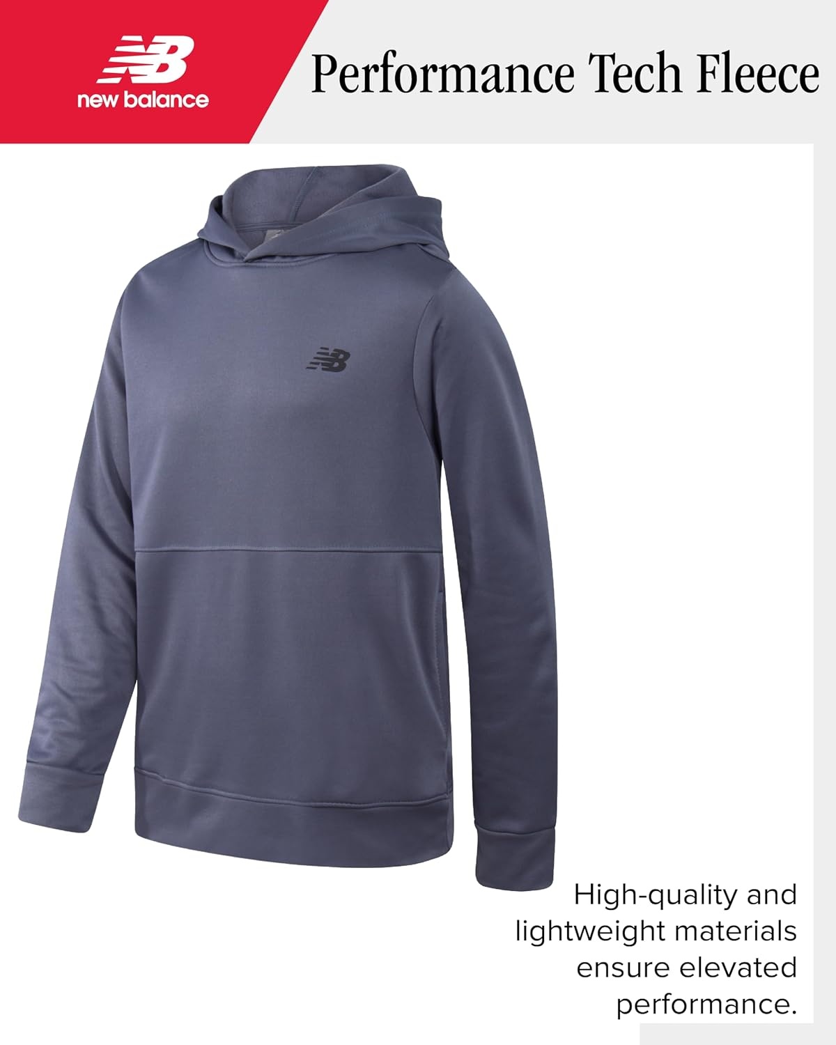 image:imageNew Balance Boys 2 Piece Tech Fleece Hoodie amp Jogger Sweatpants 2T16Dark Artic Grey