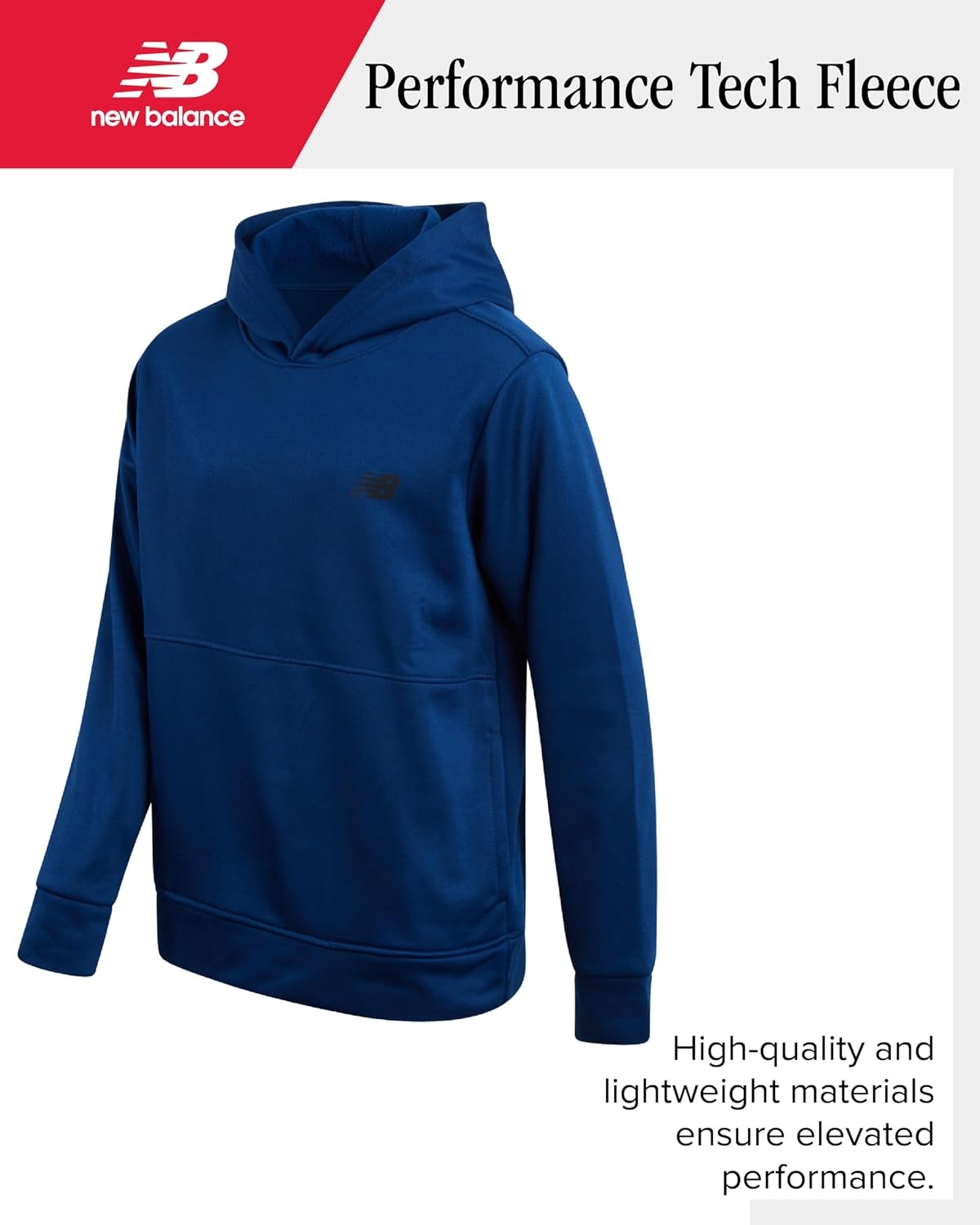 image:imageNew Balance Boys 2 Piece Tech Fleece Hoodie amp Jogger Sweatpants 2T16Galaxy Blue