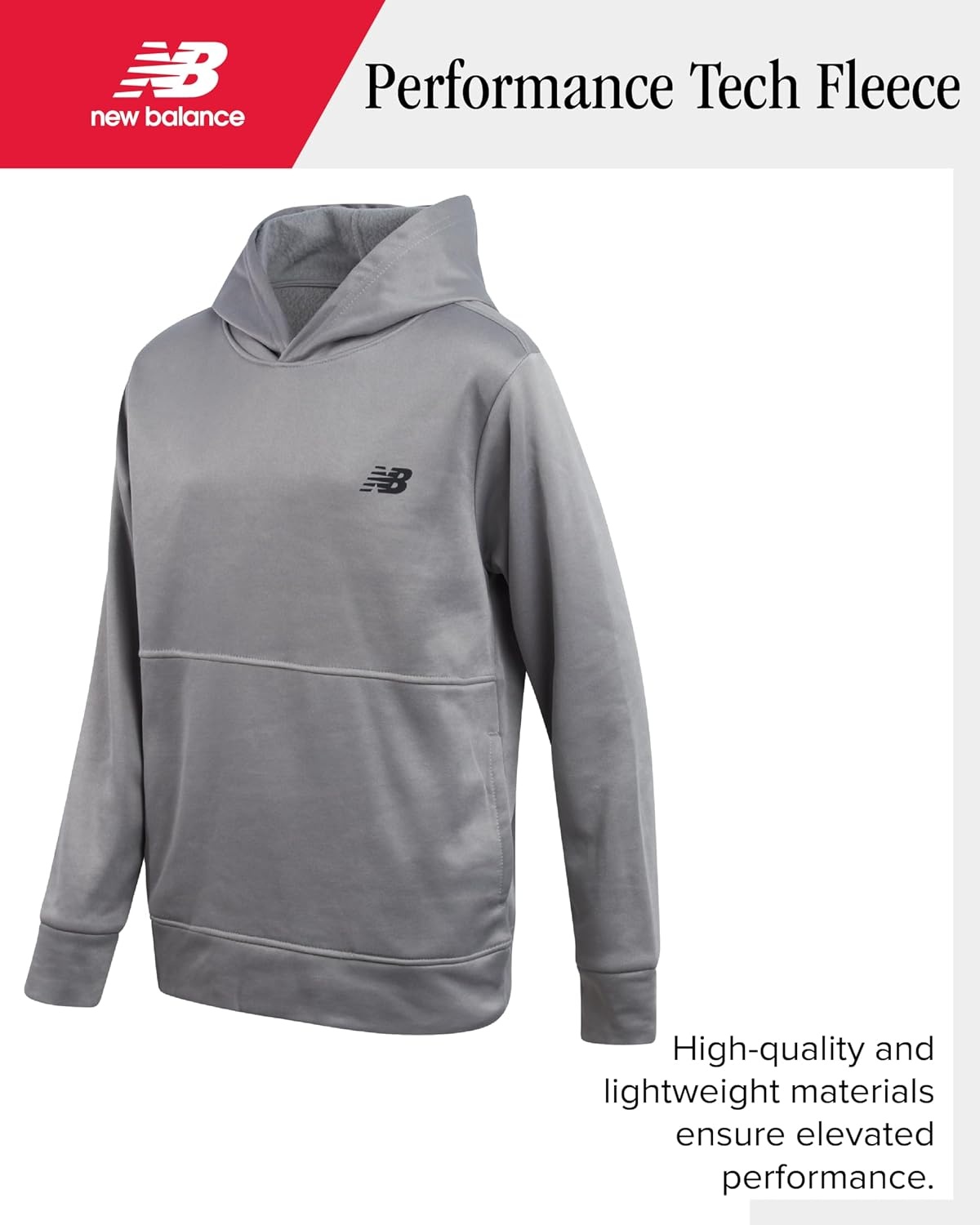 image:imageNew Balance Boys 2 Piece Tech Fleece Hoodie amp Jogger Sweatpants 2T16Slate Grey