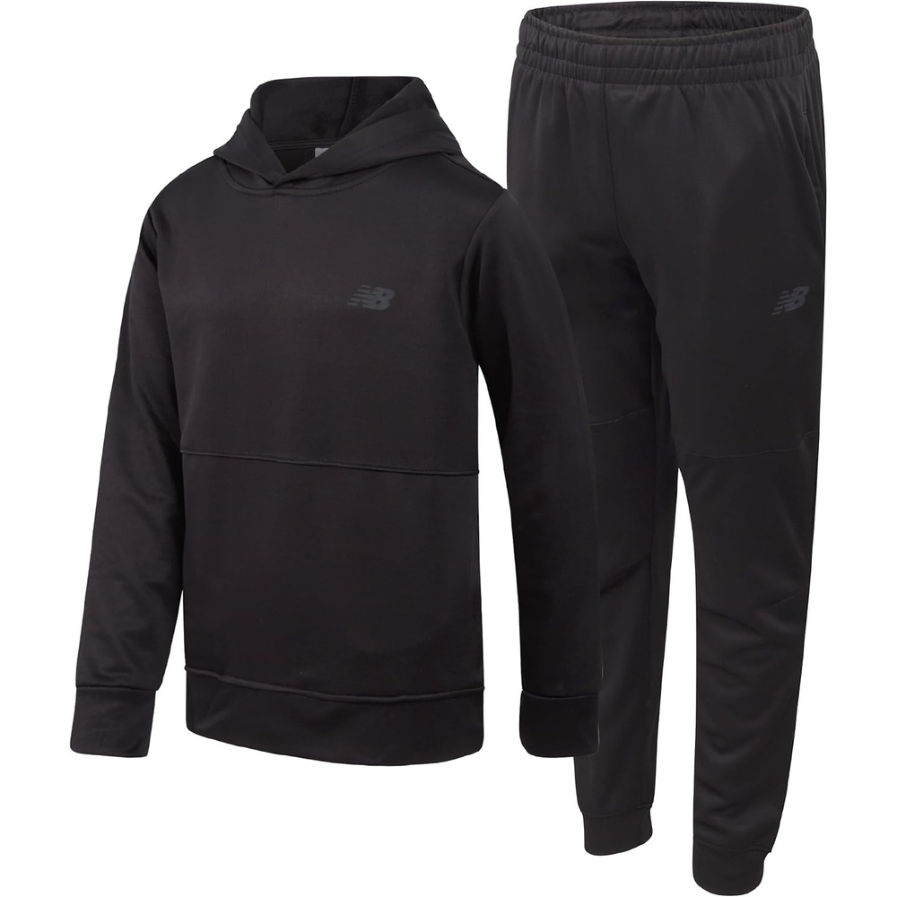 image:imageNew Balance Boys 2 Piece Tech Fleece Hoodie amp Jogger Sweatpants 2T16Deep Black