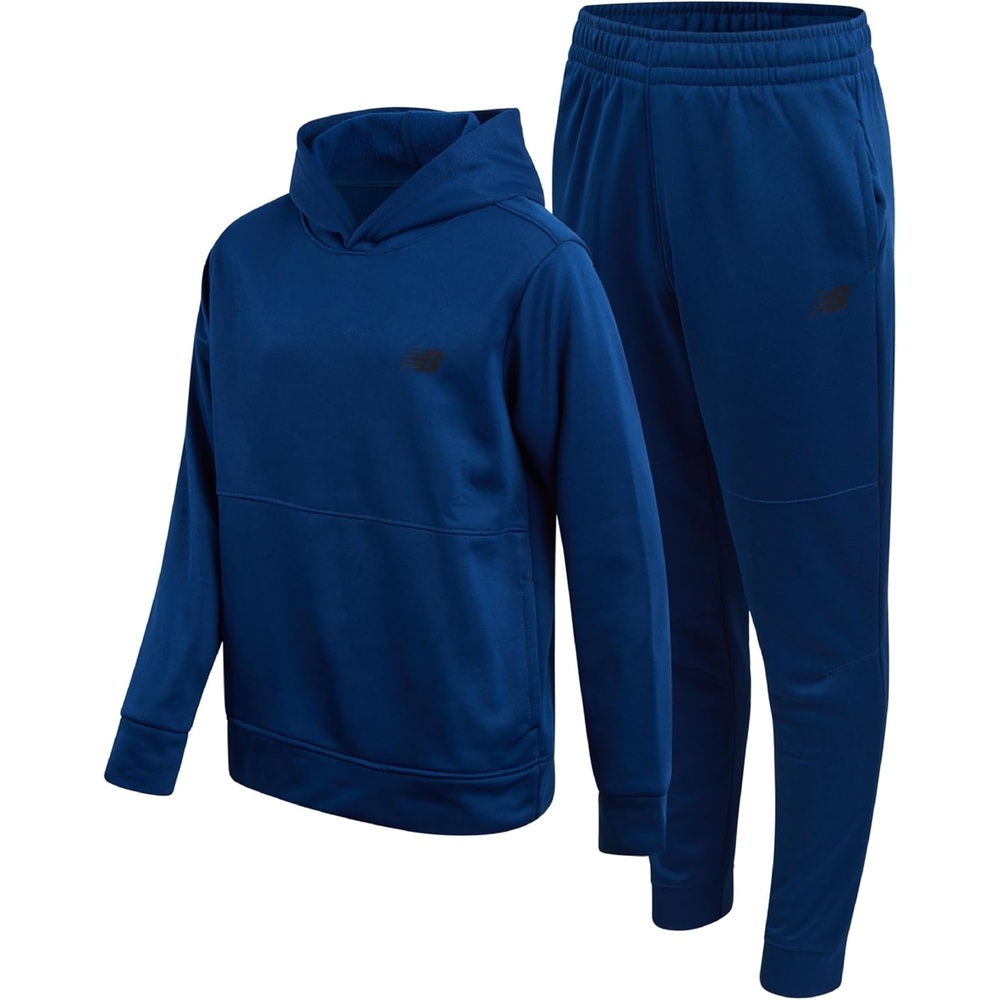 image:imageNew Balance Boys 2 Piece Tech Fleece Hoodie amp Jogger Sweatpants 2T16Galaxy Blue