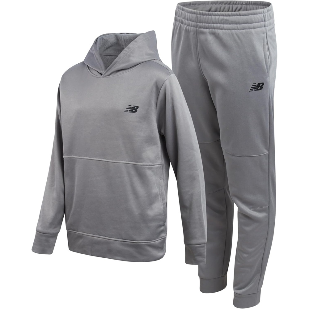 image:imageNew Balance Boys 2 Piece Tech Fleece Hoodie amp Jogger Sweatpants 2T16Slate Grey