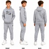 New Balance Boys 2 Piece Fleece Pullover Hoodie & Jogger Sweatpants 8-16(Athlectic Grey)