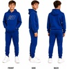 New Balance Boys 2 Piece Fleece Pullover Hoodie & Jogger Sweatpants 8-16(Galaxy Blue)