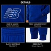 New Balance Boys 2 Piece Fleece Pullover Hoodie & Jogger Sweatpants 8-16(Galaxy Blue)