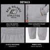 New Balance Boys 2 Piece Fleece Pullover Hoodie & Jogger Sweatpants 8-16(Grey)