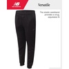 New Balance Boys 2 Piece Tech Fleece Hoodie & Jogger Sweatpants 2T-16(Deep Black)