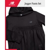 New Balance Boys 2 Piece Tech Fleece Hoodie & Jogger Sweatpants 2T-16(Deep Black)