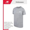 New Balance Boys Athletic Shirts, 2 Pack Lightweight Short Sleeve Tees(Red Space Raincloud)