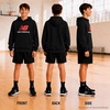 New Balance Boys Lightweight Double Fleece Lined Pullover Hoodie, 8-20(Deep Black)