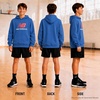 New Balance Boys Lightweight Double Fleece Lined Pullover Hoodie, 8-20(Seastone)