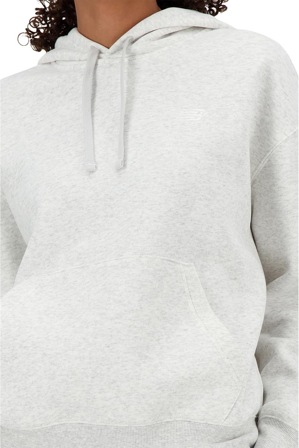 image:imageNew Balance Womens Sport Essentials Fleece HoodieAsh Heather