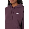 New Balance Women’s Sport Essentials Fleece Hoodie(Plum Brown)