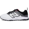 New Balance Men’s Fresh Foam Contend v2 Golf Shoe, 11.5 4E, White/Black