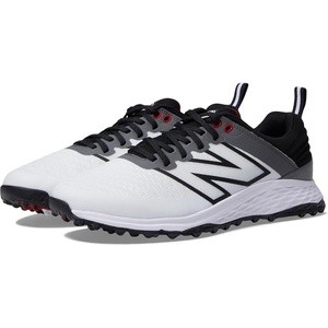 New Balance Men’s Fresh Foam Contend v2 Golf Shoe, 11.5 4E, White/Black