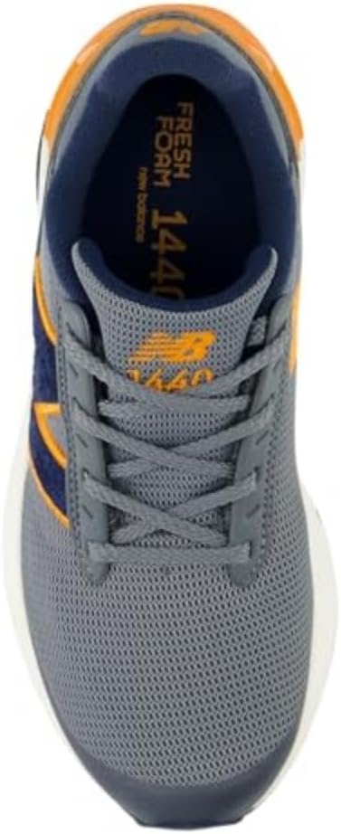 image:imageNew Balance Kids 1440 V1 Laceup Running ShoeTitaniumNb NavySun Glow