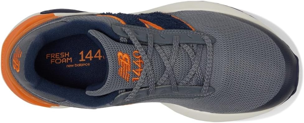 image:imageNew Balance Kids 1440 V1 Laceup Running ShoeTitaniumNb NavySun Glow