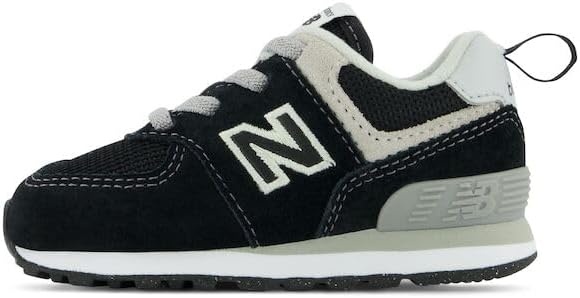 image:imageNew Balance Kids 574 Core Bungee SneakerBlackWhite