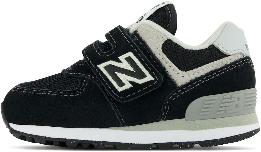 image:imageNew Balance Kids 574 Core Bungee SneakerBlackWhite