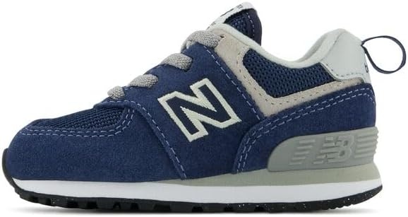 image:imageNew Balance Kids 574 Core Bungee SneakerNavyWhite