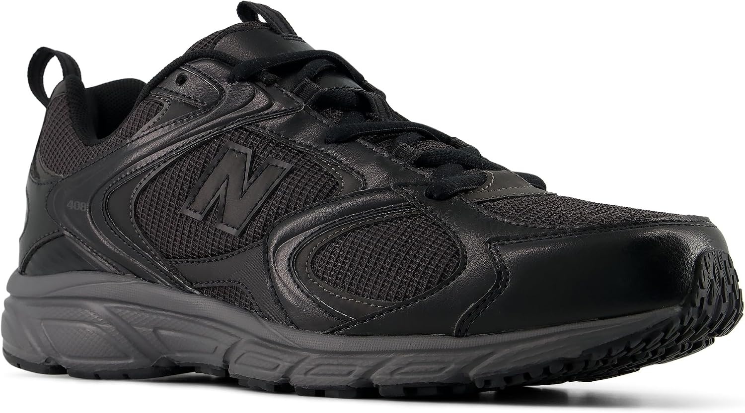 image:imageNew Balance Mens 408 V1 SneakersBlackBlack Cement