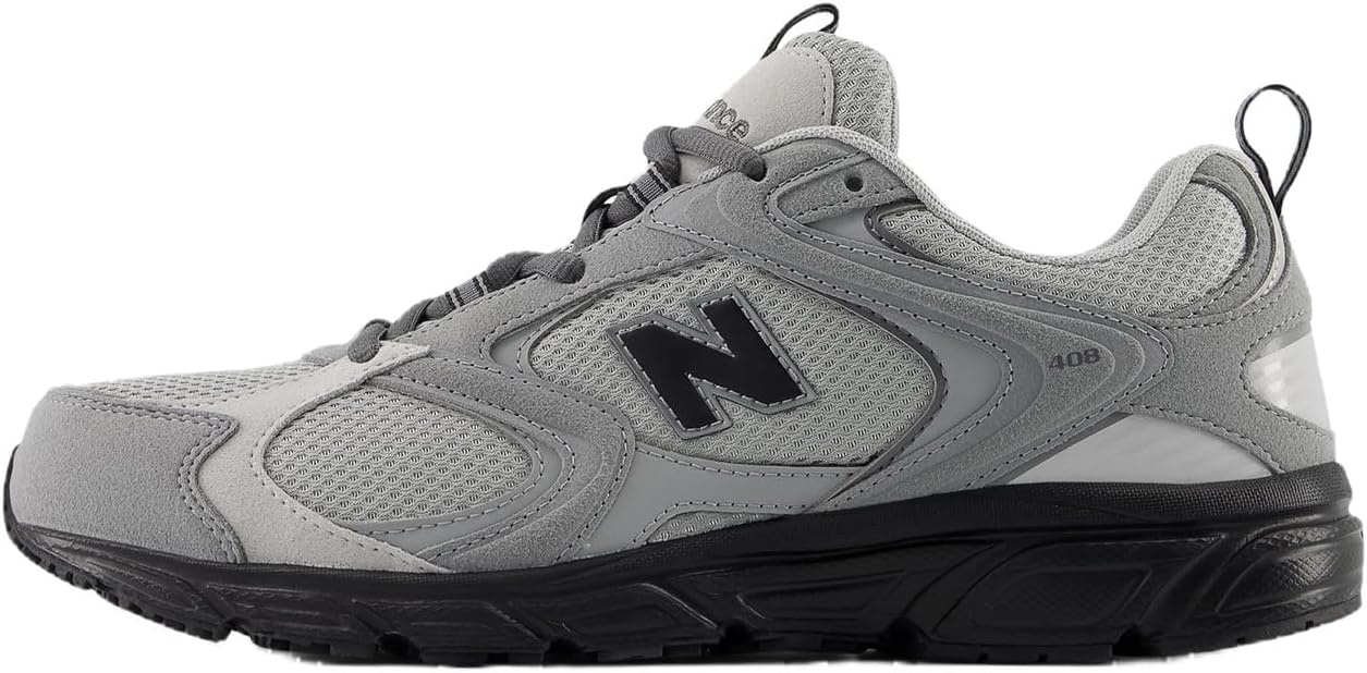image:imageNew Balance Mens 408 V1 SneakersRain CloudBlack
