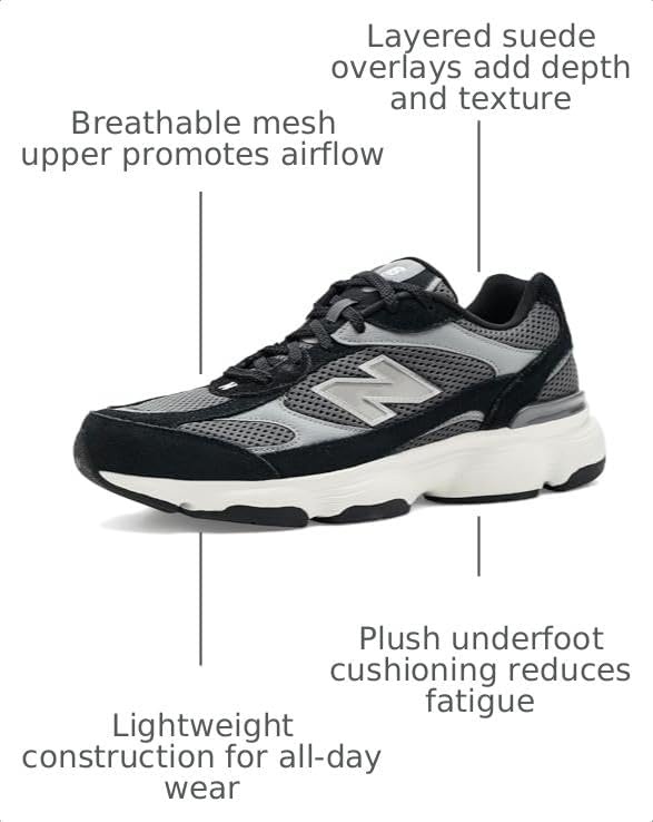 image:imageNew Balance Mens 603 Casual ShoesMagnetBlack