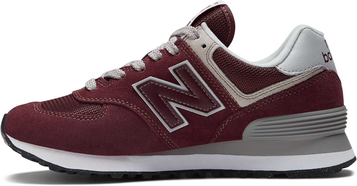 image:imageNew Balance Womens 574 Core SneakerBurgundyNb White