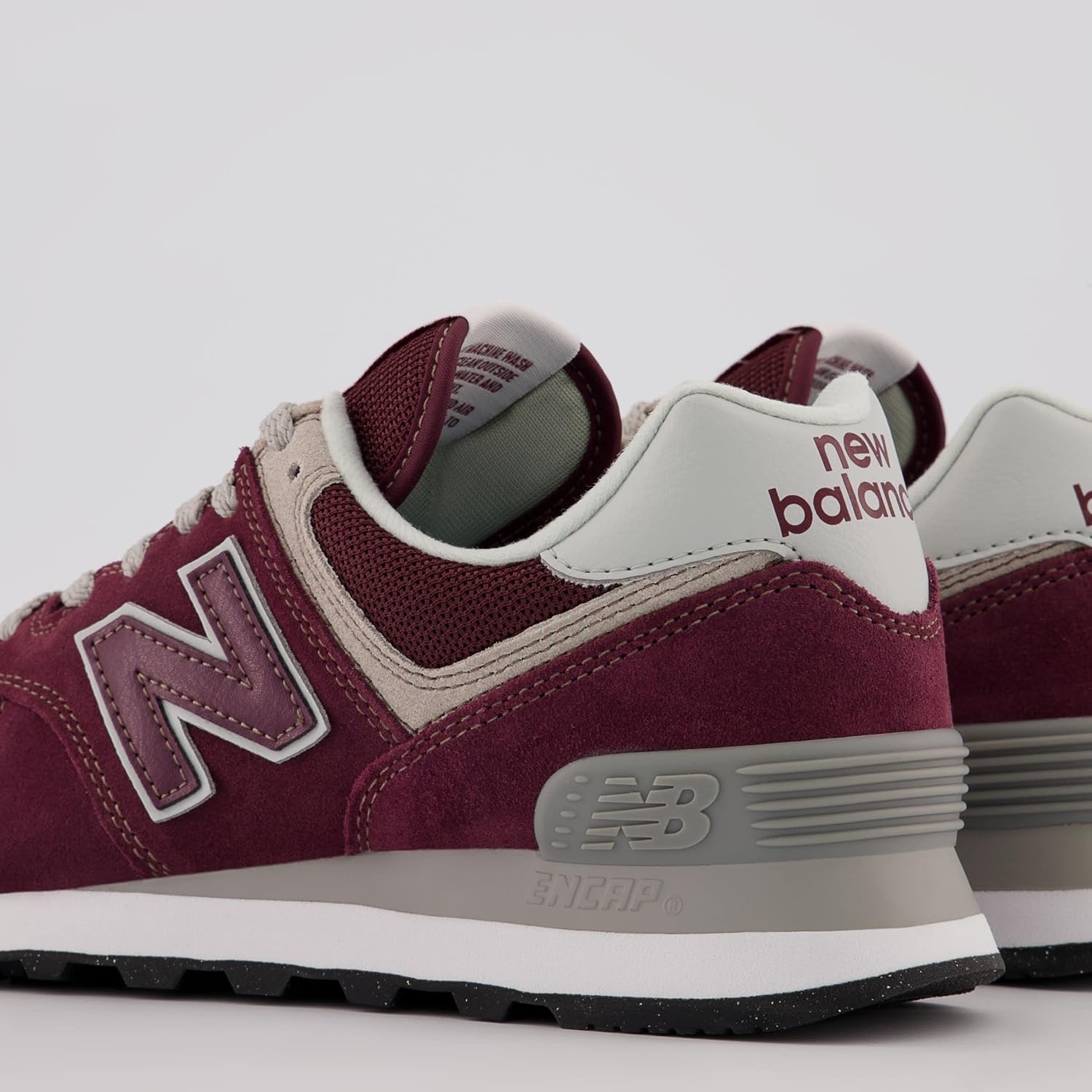 image:imageNew Balance Womens 574 Core SneakerBurgundyNb White