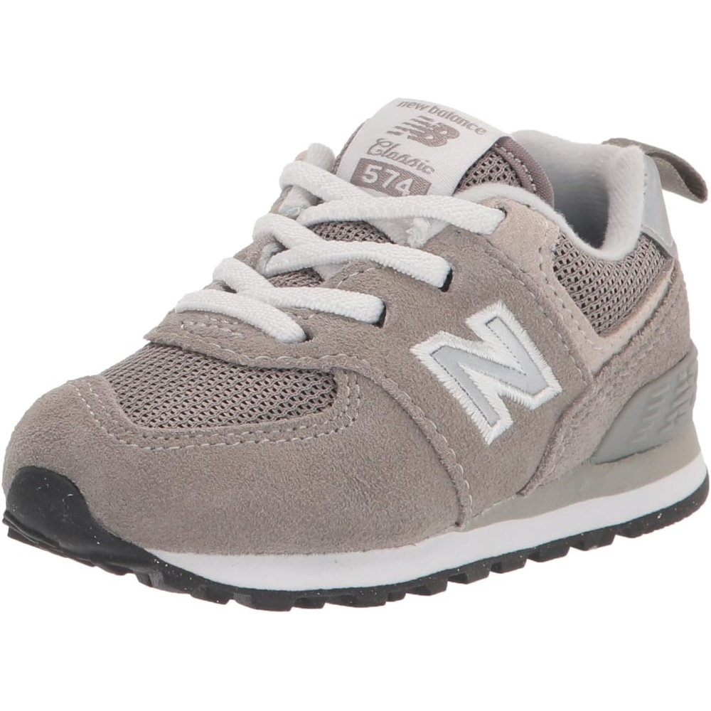 image:imageNew Balance Kids 574 Core Bungee SneakerGreyWhite