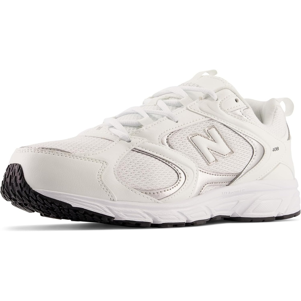 image:imageNew Balance Mens 408 V1 SneakersWhiteSilver Metallic