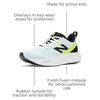 New Balance Girls’ Fresh Foam 625 (Big Kid)(Glint Blue/Alkaline Green)
