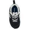 New Balance Kids’ 574 Core Bungee Sneaker(Black/White)