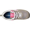 New Balance Kids’ 574 Core Bungee Sneaker(Grey/Pink)