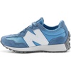 New Balance Unisex-Child 327 (Little Kid)(Analog Blue/Heron Blue)