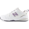 New Balance Women’s 608 V5 Casual Comfort Cross Trainer(Nb White/Candied Violet)