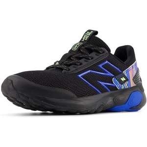 New Balance Kids’ 1440 V1 Lace-up Running Shoe(Black/Blue Oasis)